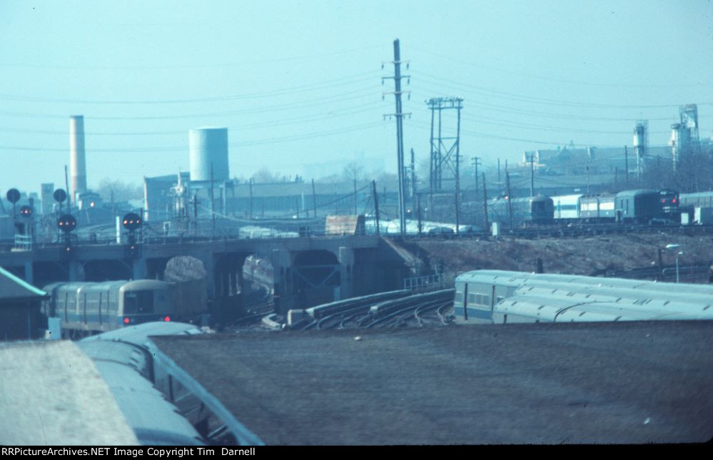 Looking west from overpass